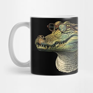 Gator Geek: The Wise-Guy Reptilian Tee Mug